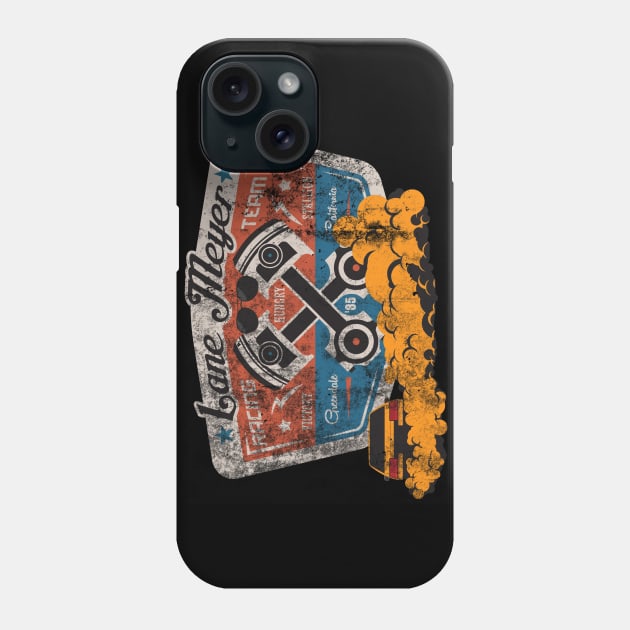 Lane Meyer Racing Team, distressed Phone Case by hauntedjack