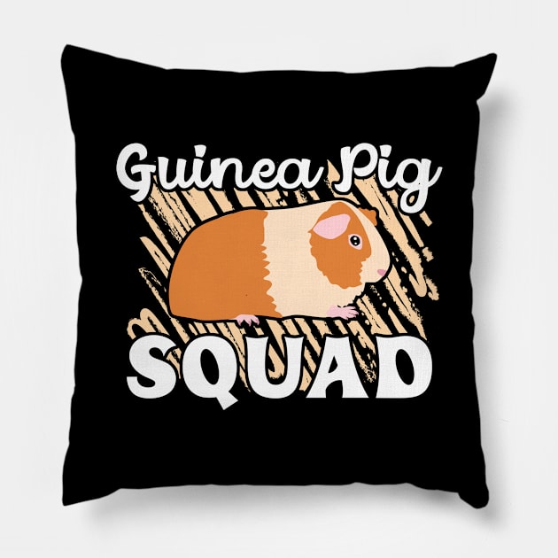 Guinea Pig Squad Pillow by maxcode