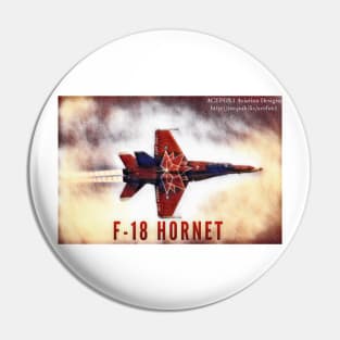 F-18 Hornet in Afterburner Pin