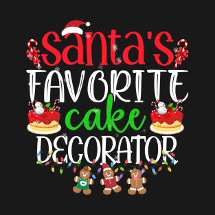 Santa's favorite cake decorator - a cake decorator design T-Shirt