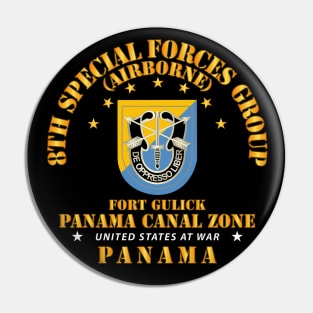 8th SFG - Fort Gulick, Panama Canal Zone Pin