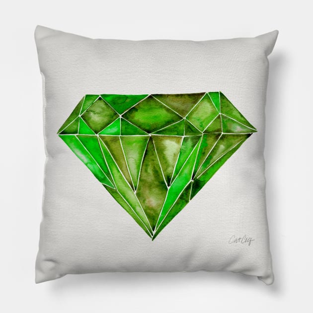 peridot Pillow by CatCoq