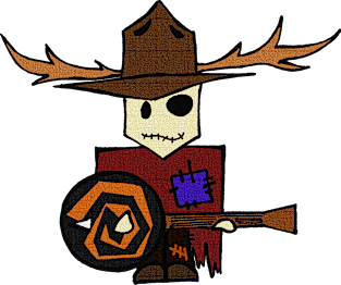 Banjo Scarecrow (Scarelette Series) Magnet