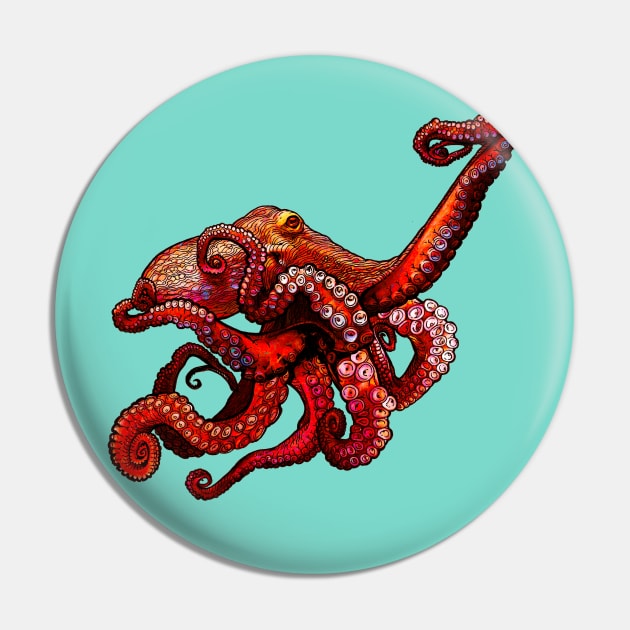 Octopus Pin by OceanLife