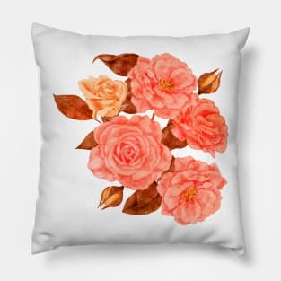 cute flowers color Pillow