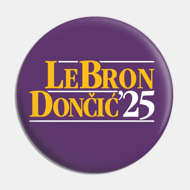 LeBron James Luka Doncic 2025 Los Angeles Lakers - Luka Doncic - Pin ...
