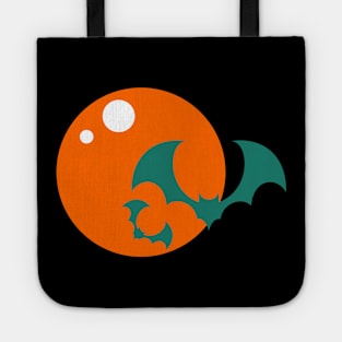 Bat Moon halloween Tote