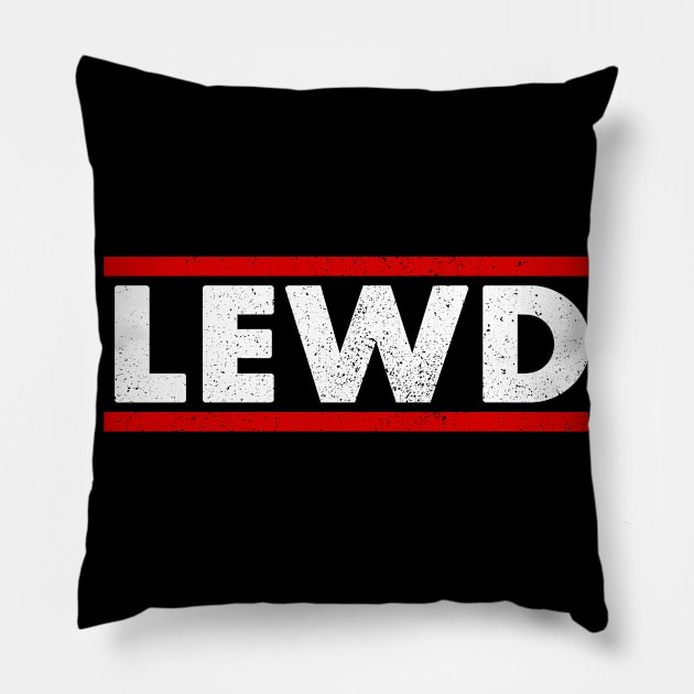 Lewd Anime Merchandise Waifu Material Hentai Gift Pillow by Alex21