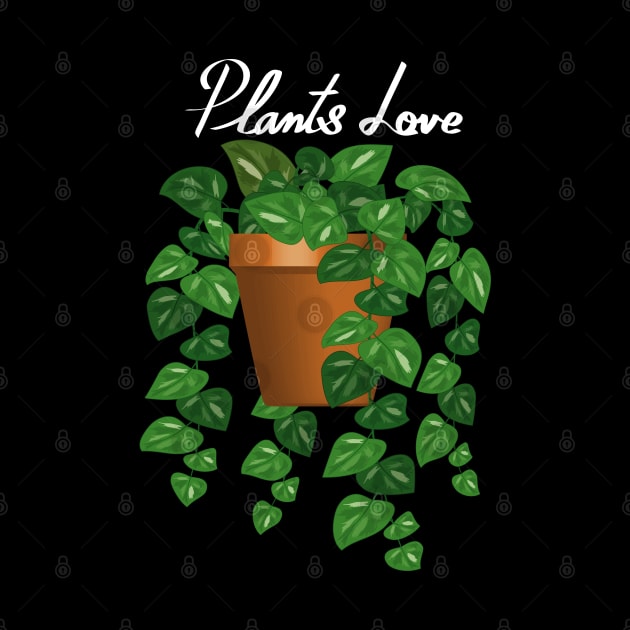 Plants Love - Marble Pothos by Designoholic