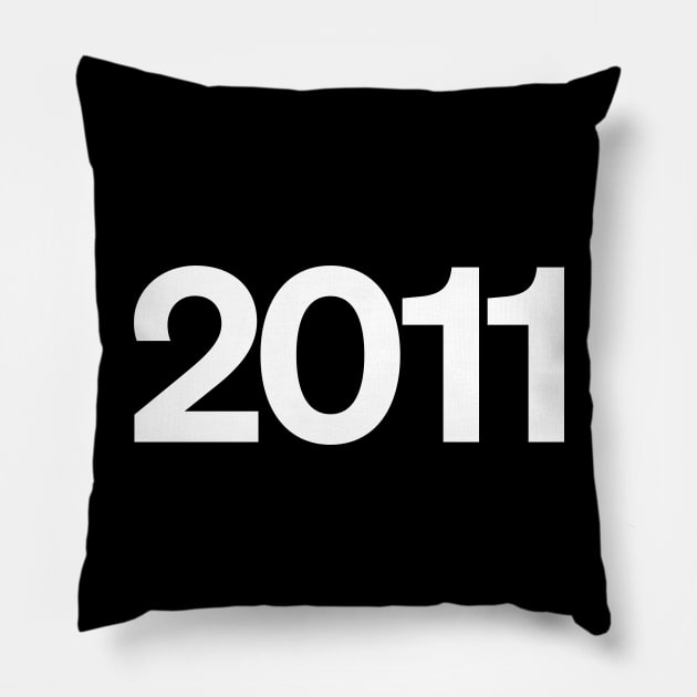 2011 Pillow by Monographis