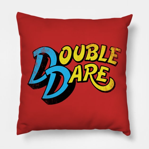 Double Dare (vintage) Pillow by WizzKid