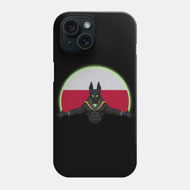 Anubis Poland Phone Case by RampArt