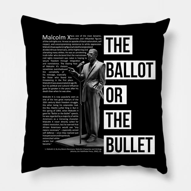 The Ballot or The Bullet Pillow by ZUNAIRA