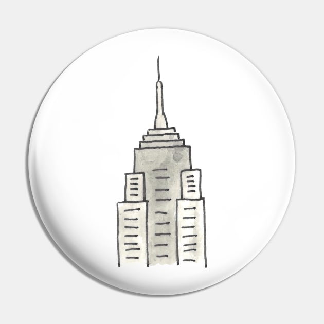 New York City Icons: Empire State Building Pin by buhloop.icons