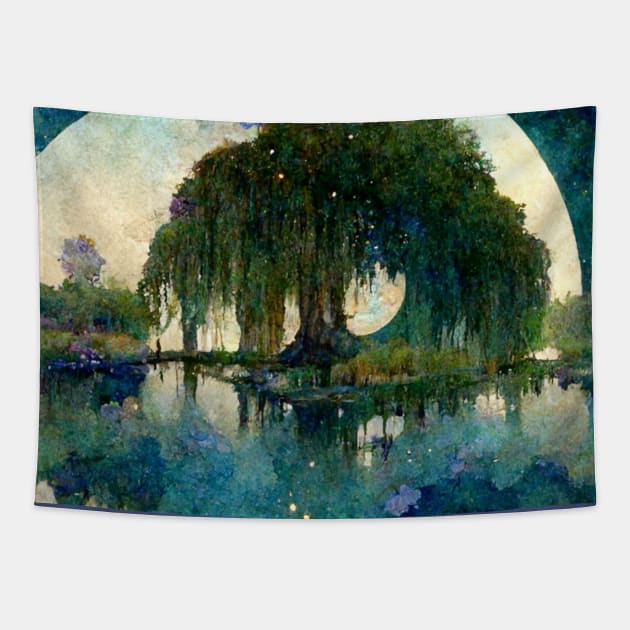 Willow tree tapestry top