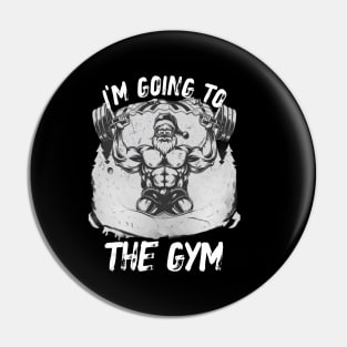 I'm Going To The Gym Merry Christmas Gift, Motivation, Xmas Pin