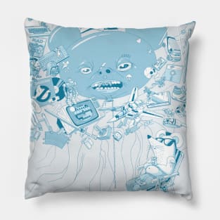 Drunk on nostalgia Pillow