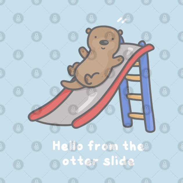 Otterslide by pbanddoodles