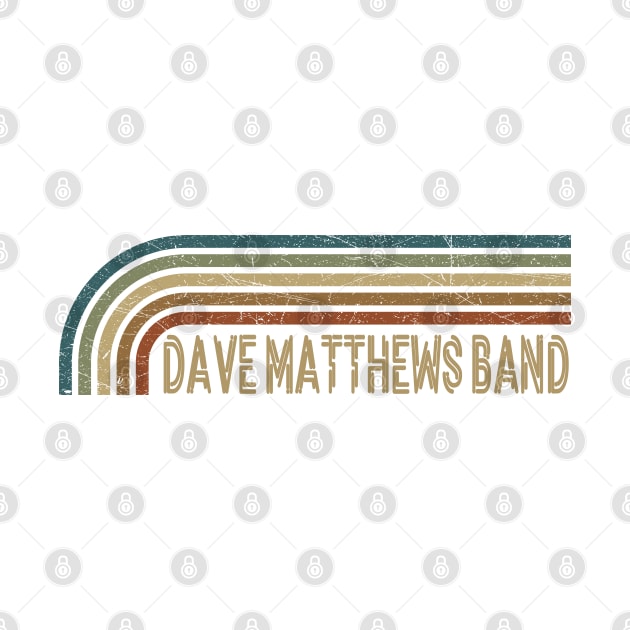 Dave Matthews Band Retro Stripes by paintallday