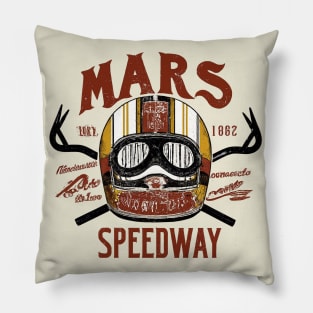 Mars Motor Speedway (1Q) Pillow