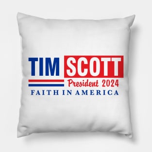 Tim Scott For President // President 2024 Pillow