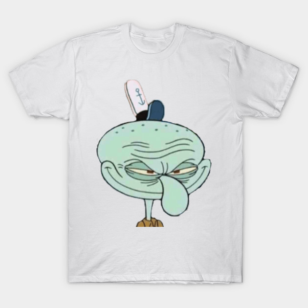 Squidward Evil Smile Squidward Tentacles T Shirt Teepublic Fr