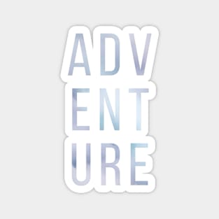 Adventure Typo Magnet