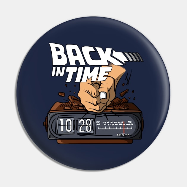 Back In Time Pin by Brainfrz