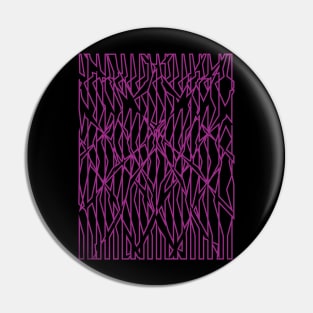 Purple lines Pin