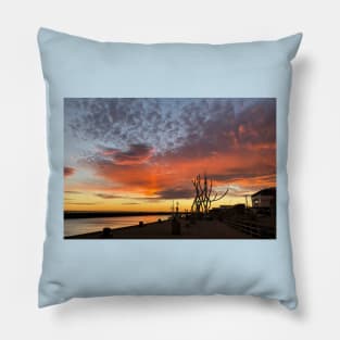 Delightful December Daybreak Pillow