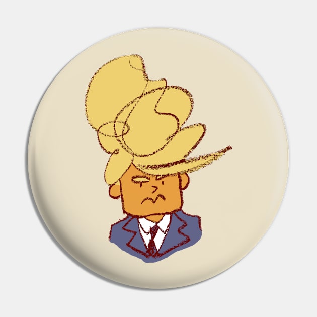 Donald Trump Pin by joshthecartoonguy