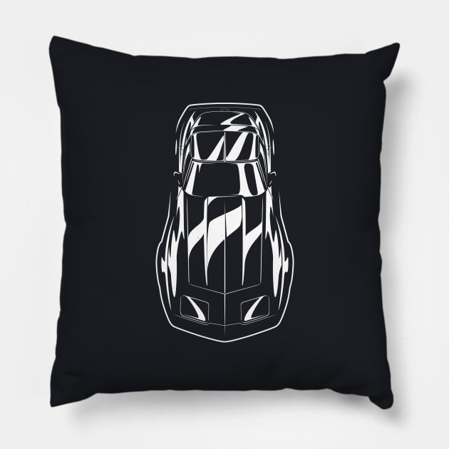 Chevy Corvette C3 Pillow by KaroCars