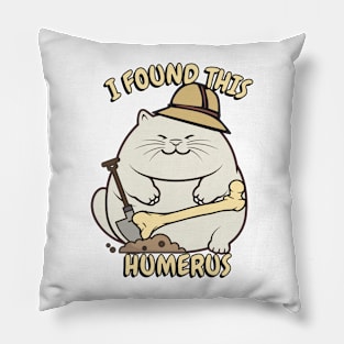 I found this humerus - sumo cat Pillow