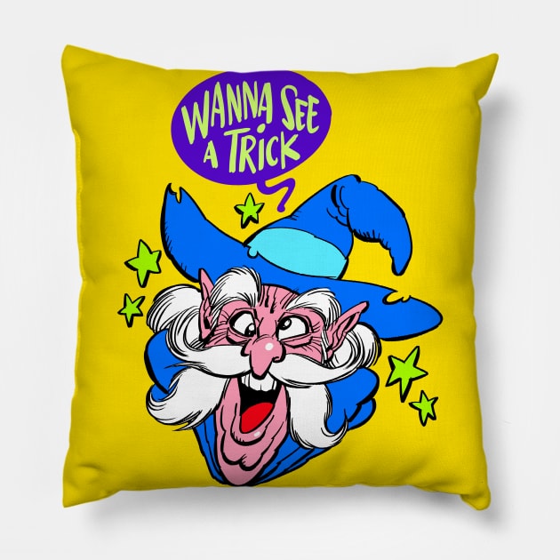 Wanna see a trick? Pillow by alexgallego