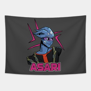 Asari Bust Tapestry