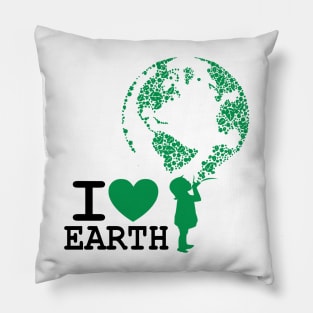 I love earth Pillow