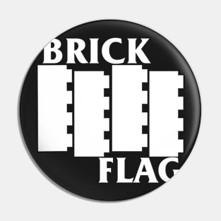 Brick Flag (White) Pin