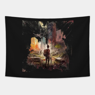 The Last of Us Pedro Pascal Joel inspired design Tapestry