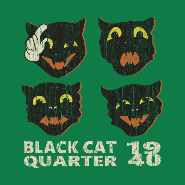 Black Cat Quartet 1940s Halloween by vender