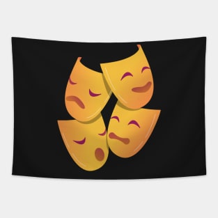 Theatre Masks Theater Actress Drama Actor Gift print Tapestry