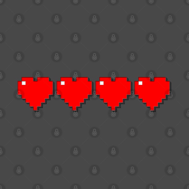 8 Bit Hearts by GAz