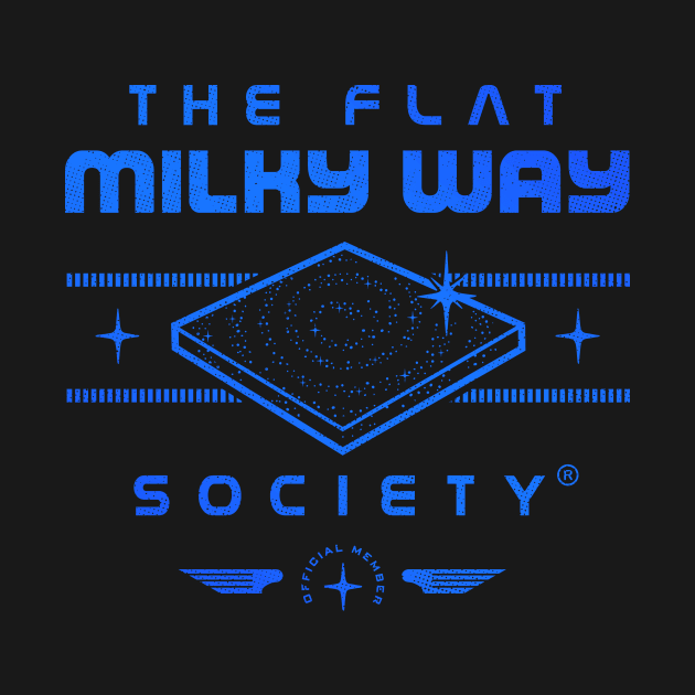 Flat milky way parody tee by Gammaray