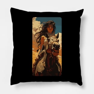 Fierce rider Pillow