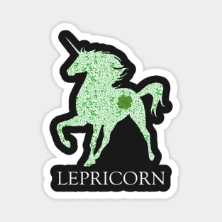 St. Patrick's Day Lepricorn Shamrock Magnet