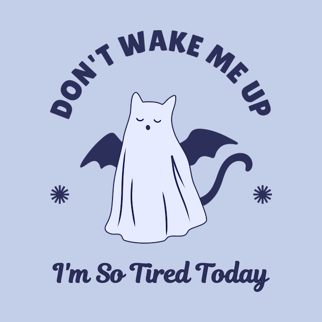 Don't Wake Me Up - Tired Ghost Cat by LThings