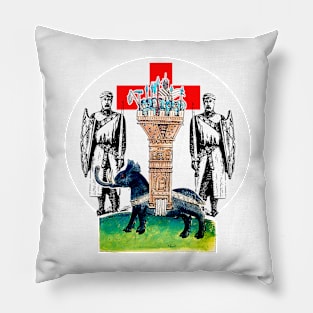 Traveling Warriors Holy Land 15th Century Pillow