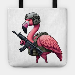 Tactical Flamingo Tote