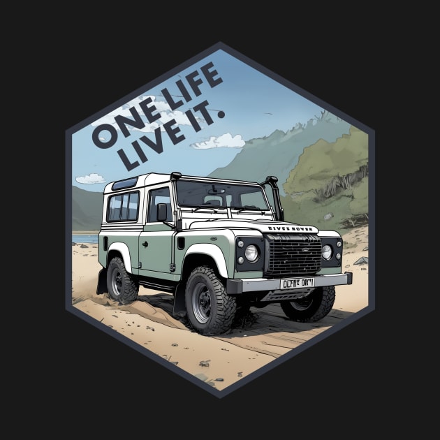 Defender - One life live it by Lafta Design