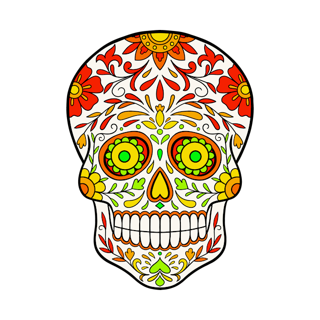 Sugar Skull Art by InshynaArt