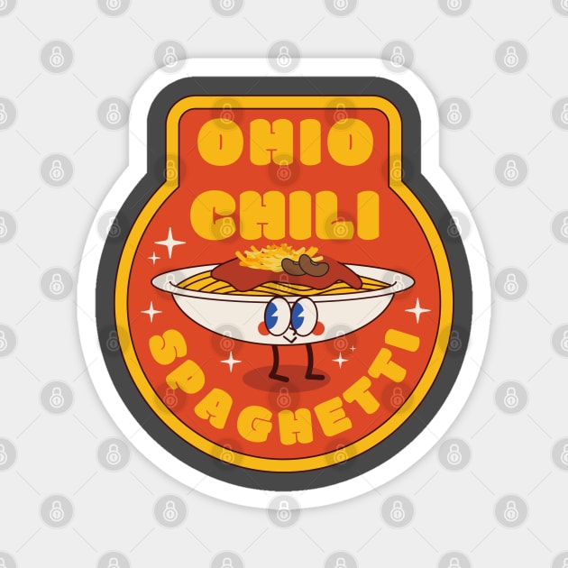 Ohio Chili Spaghetti Magnet by Summyjaye